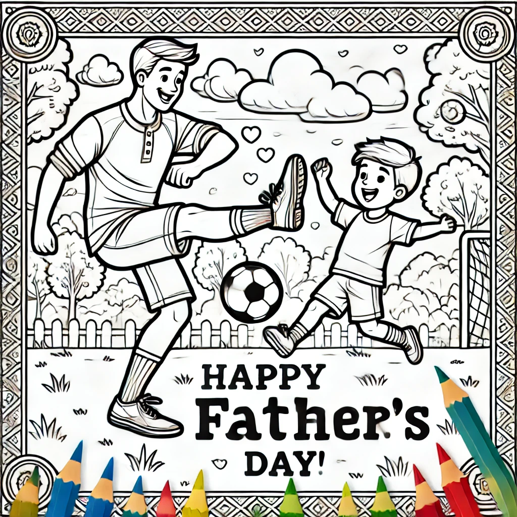 Soccer Game with Dad