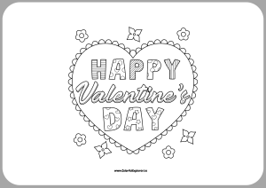 Digital Download Colorable Valentine Cards - Fun for All Ages!