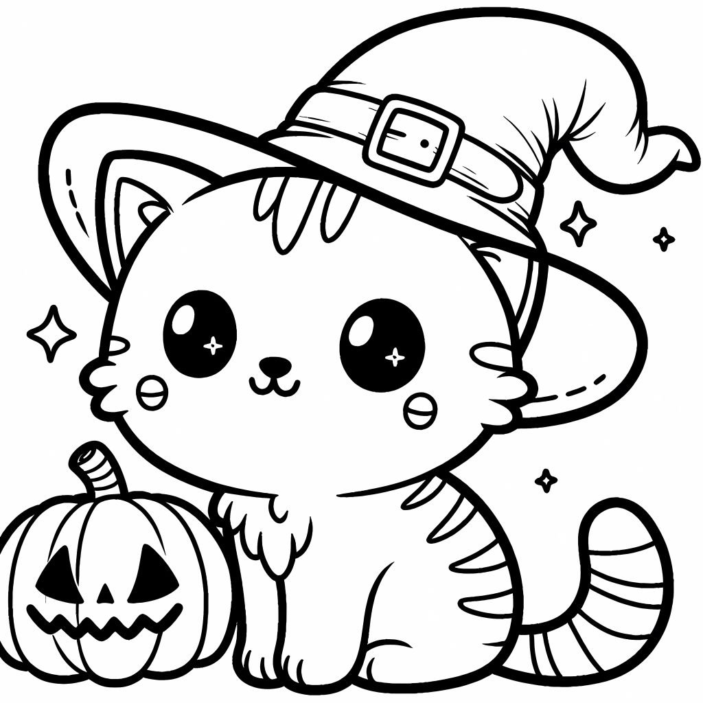 Halloween coloring page