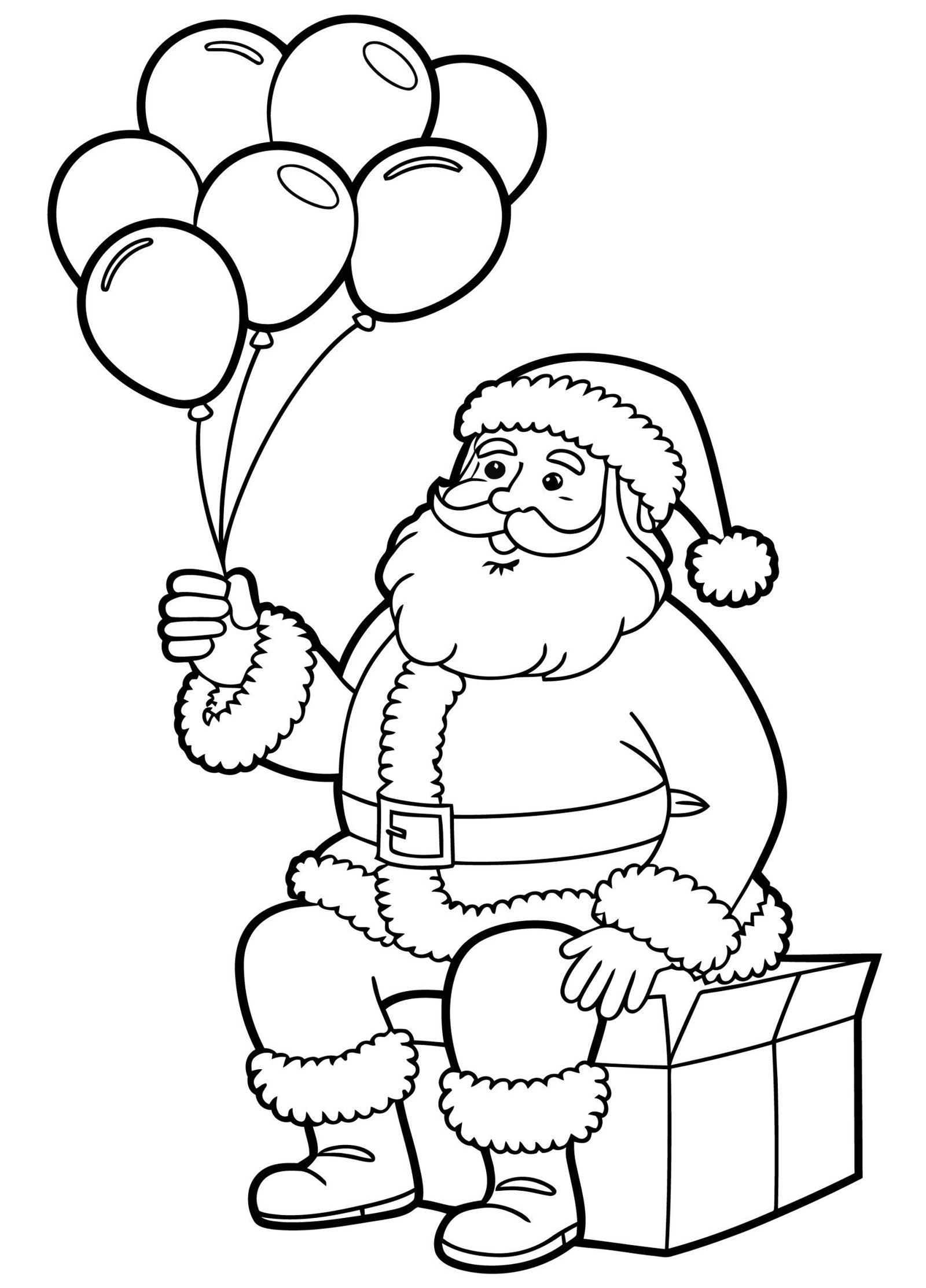 Santa Clause - Christmas Coloring