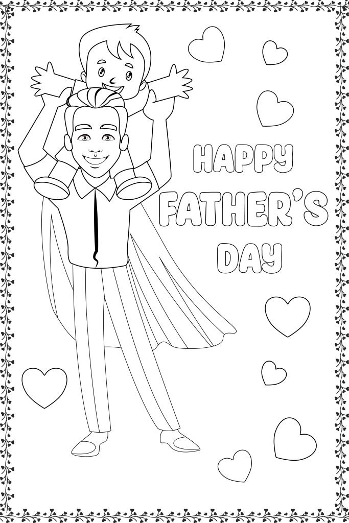 Fathers Day Coloring Pages Grandpa