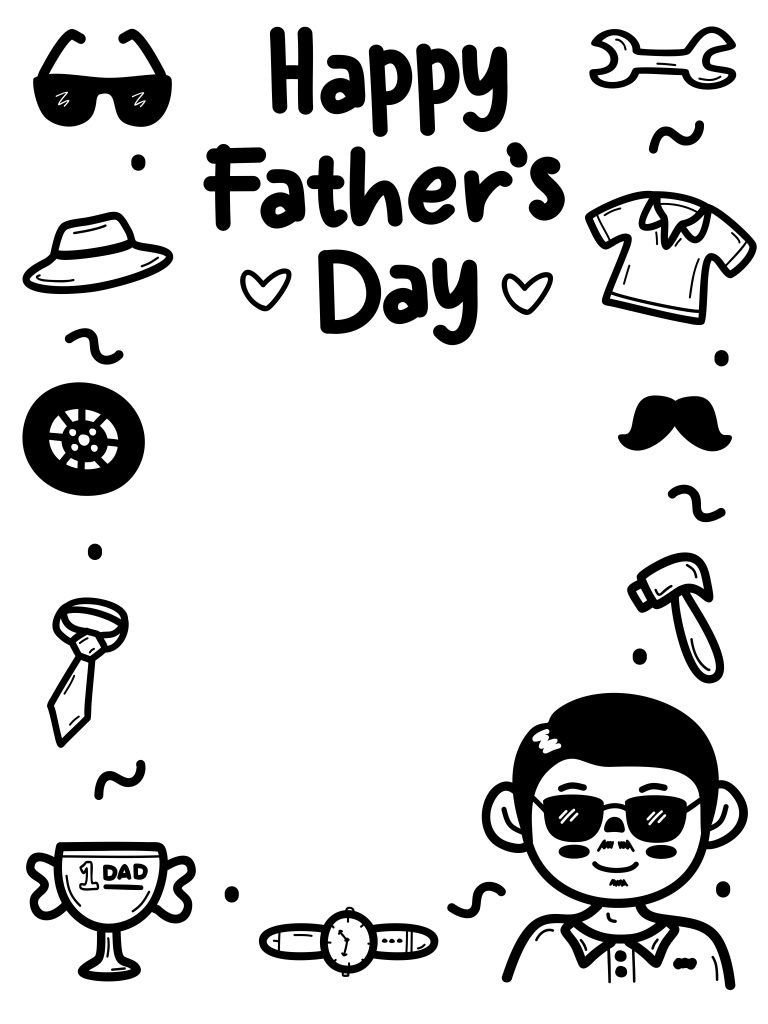 Fathers Day Coloring Pages Grandpa
