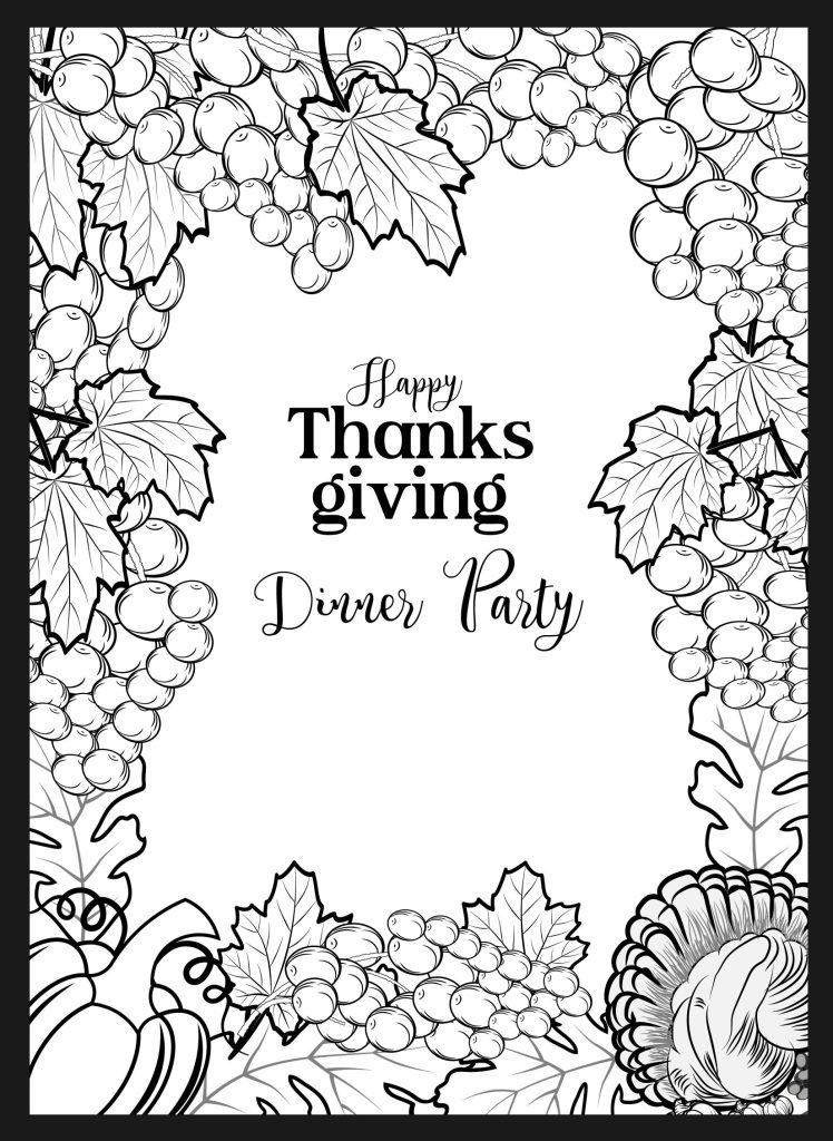Happy Thanksgiving Dinner Party