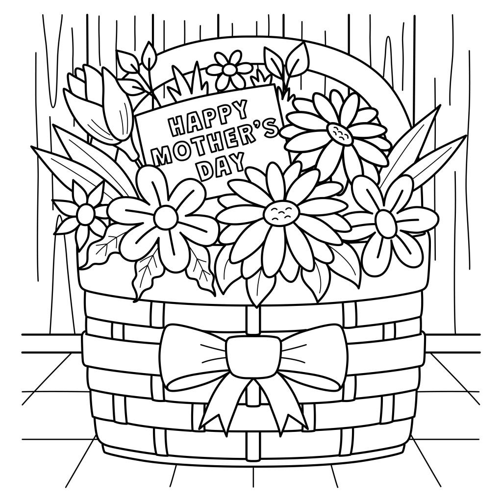 mothers day coloring pages and activities