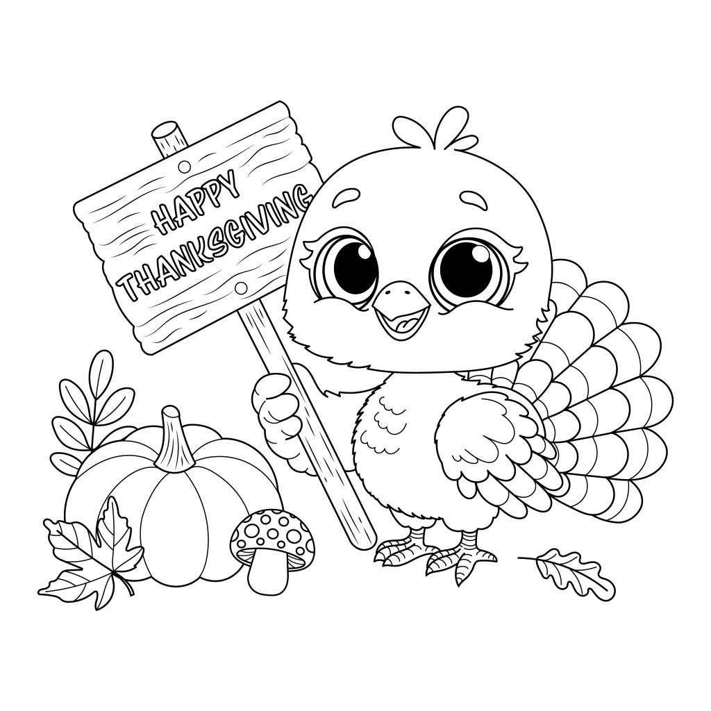 Thanksgiving Cheer A Turkeys Festive Greeting