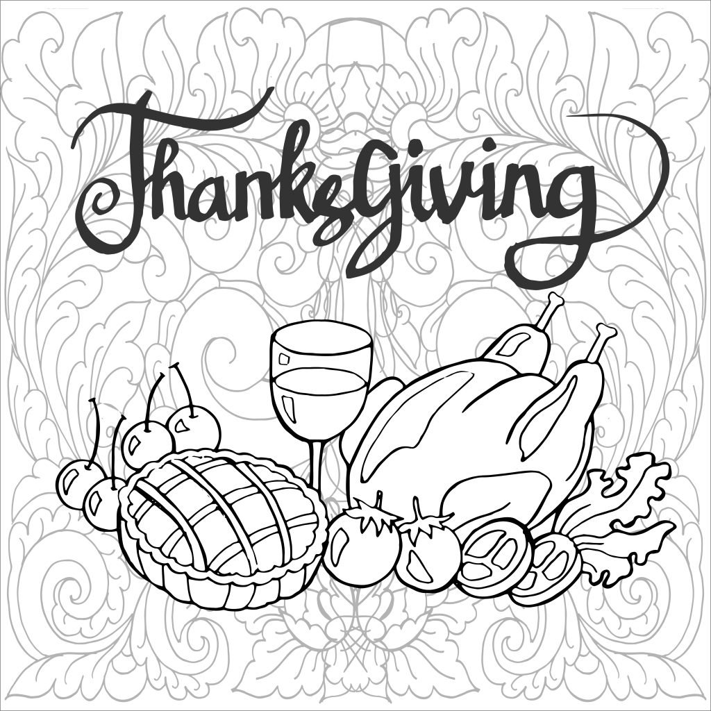 Thanksgiving Coloring page