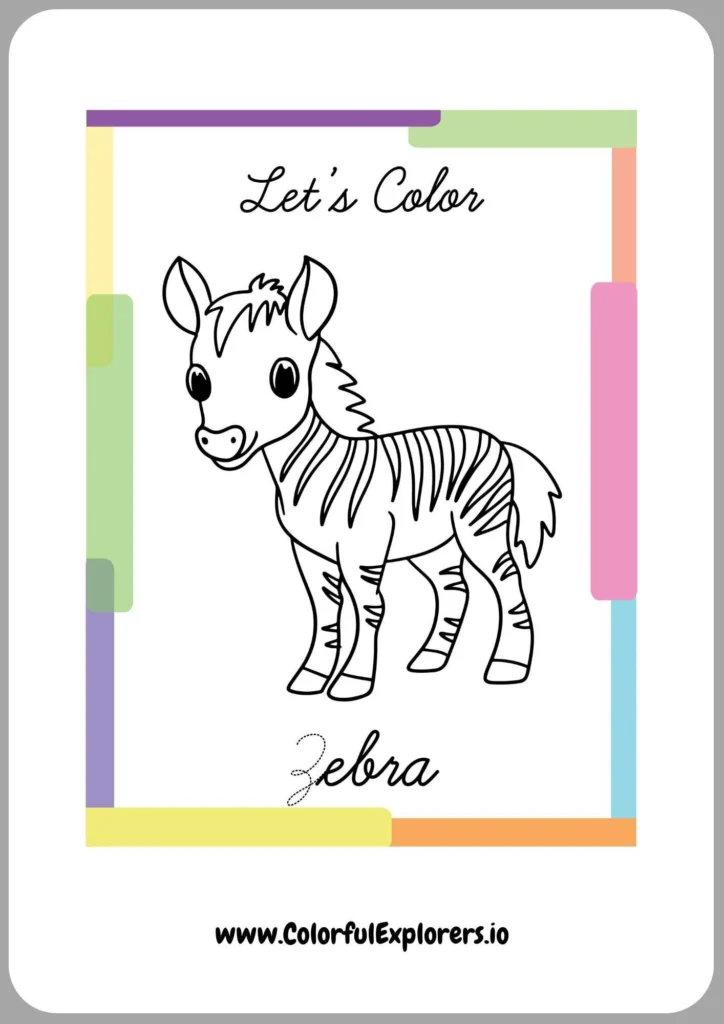 A Beautiful Zebra Awaits Your Touch