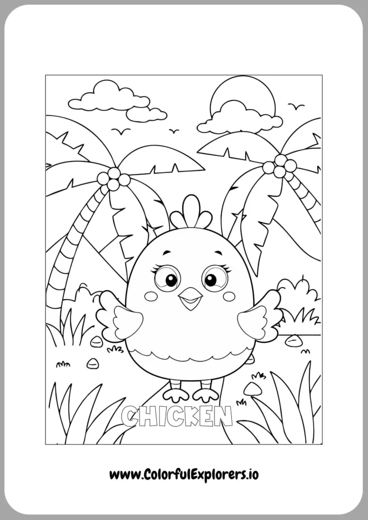Angry Chicken in the Coop