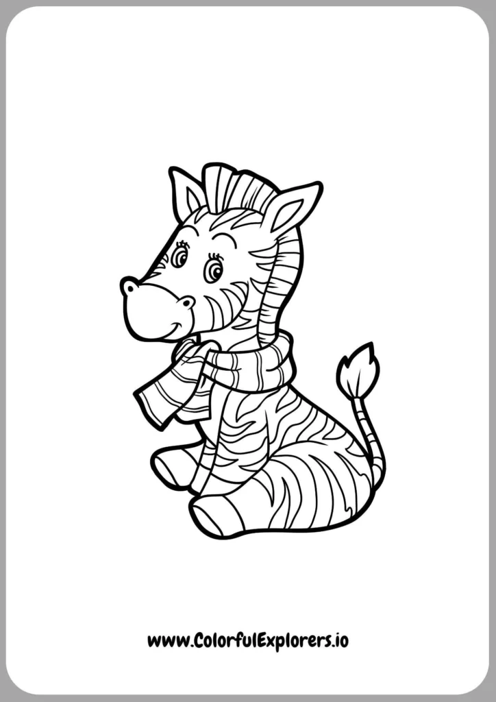 Bring a Zebra to Life with Your Colors