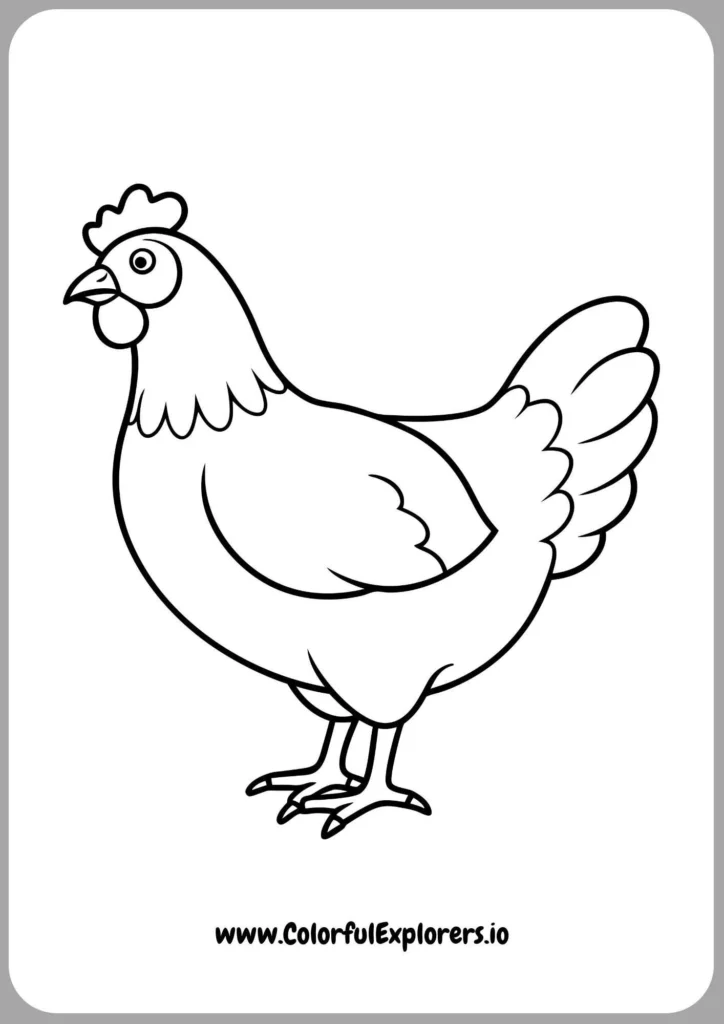 Chicken with a Cute Beak
