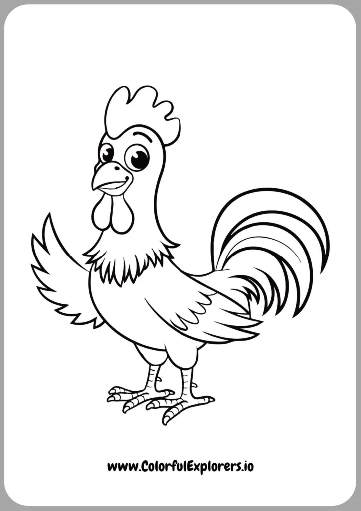 Chicken with a Sun Hat
