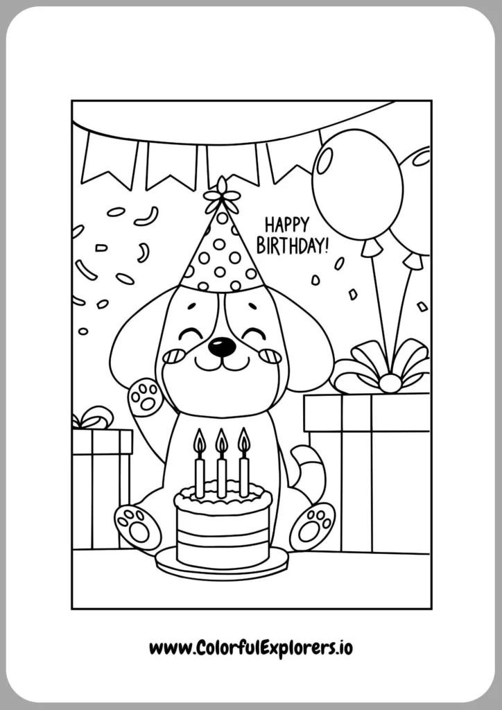Color Your Own Birthday Cupcakes