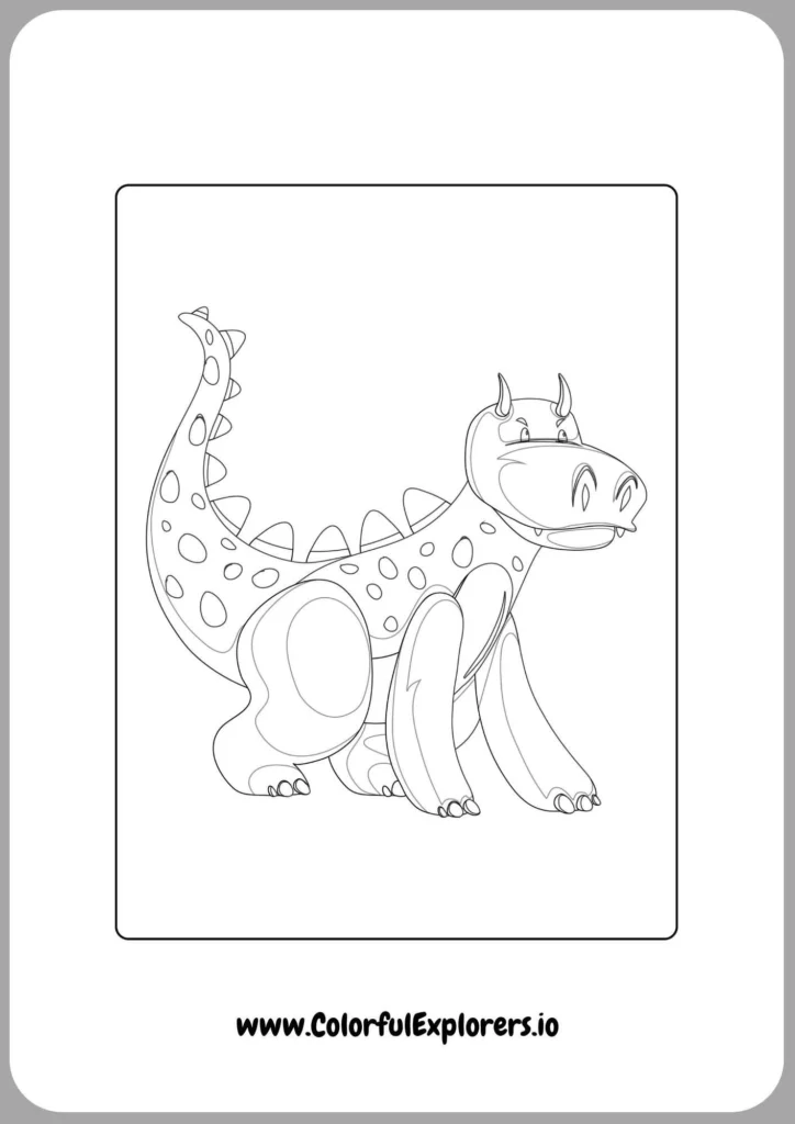 Color the Tank of the Dinosaur World