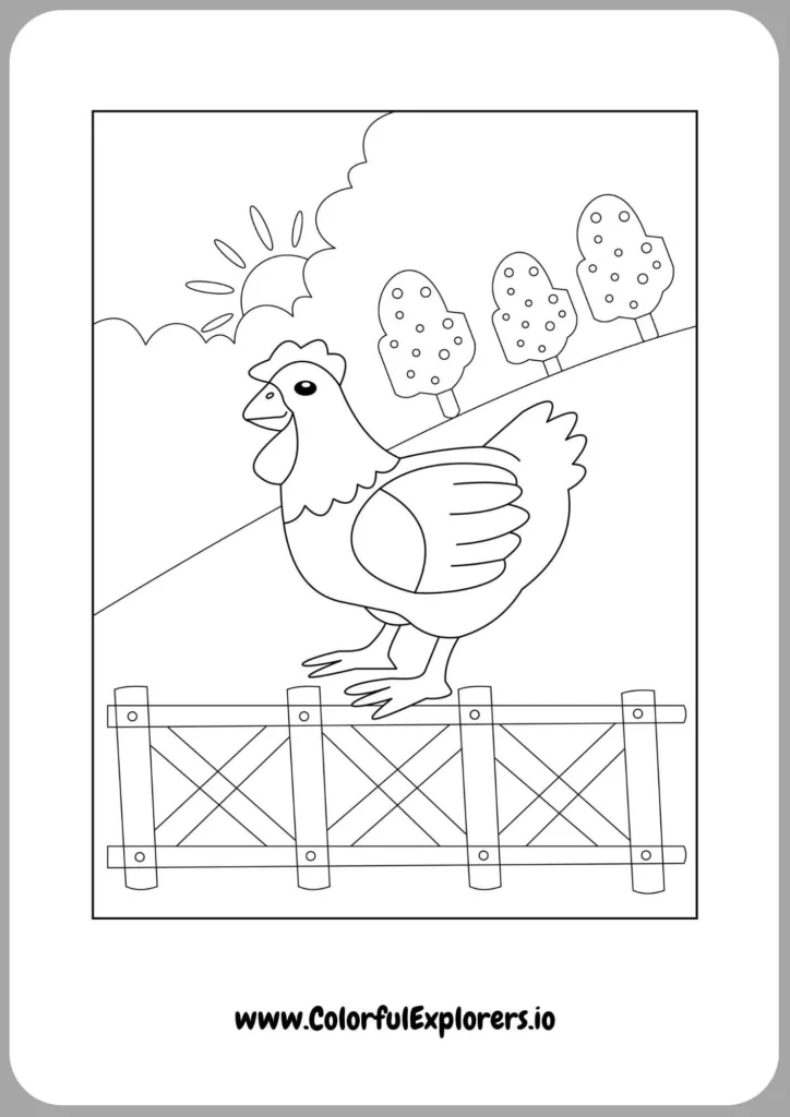 Happy Chicken Flapping Wings