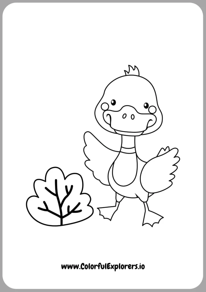 Mother Duck with Ducklings