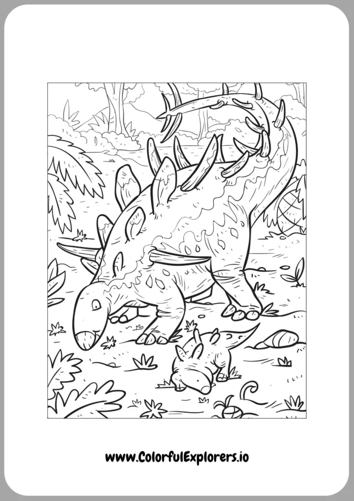 Roaming the Prehistoric World with Ankylosaurus
