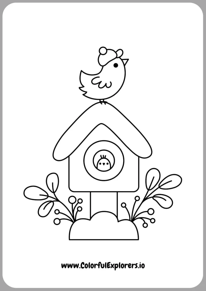 Chick Coloring Pages