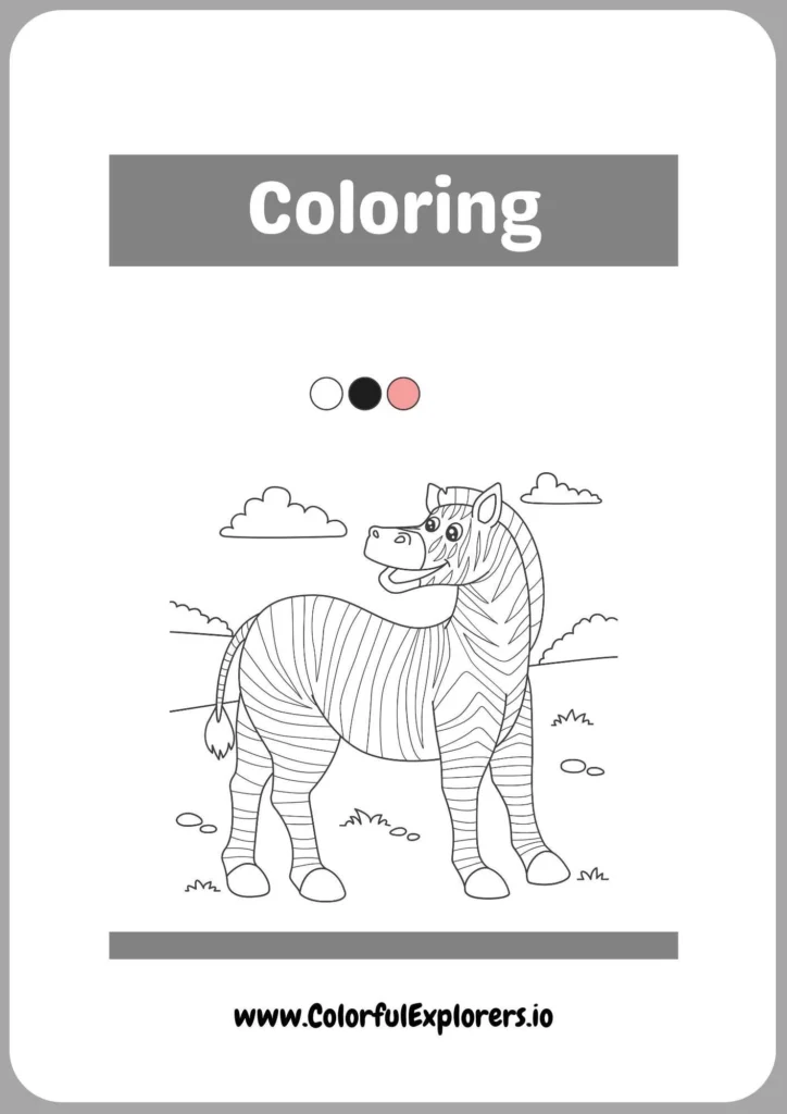 Vibrant Zebra Designs for Coloring Fun