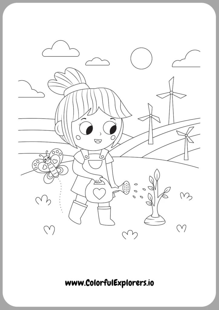 Earth Day Coloring Pages