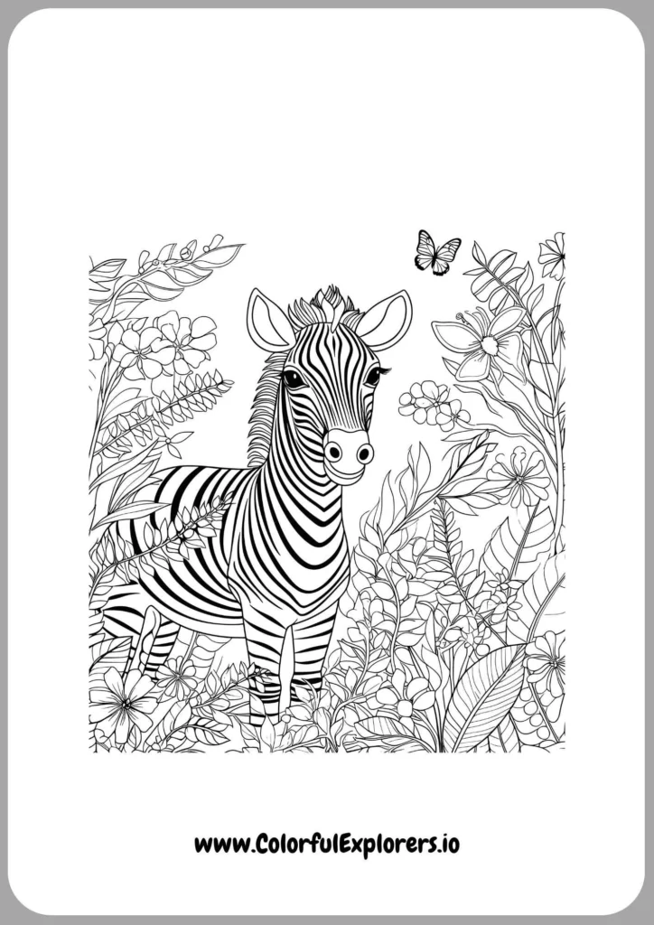 Zebra Adventures in Bold Stripes