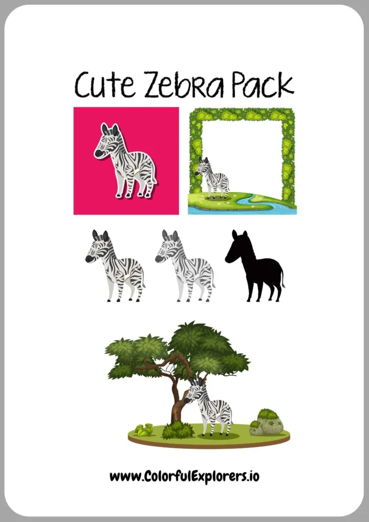 Zebra Art Ready for Your Coloring Magic