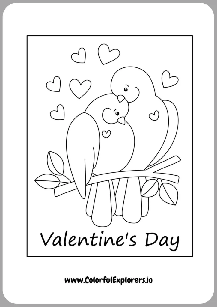 Charming Valentine Dog and Cat