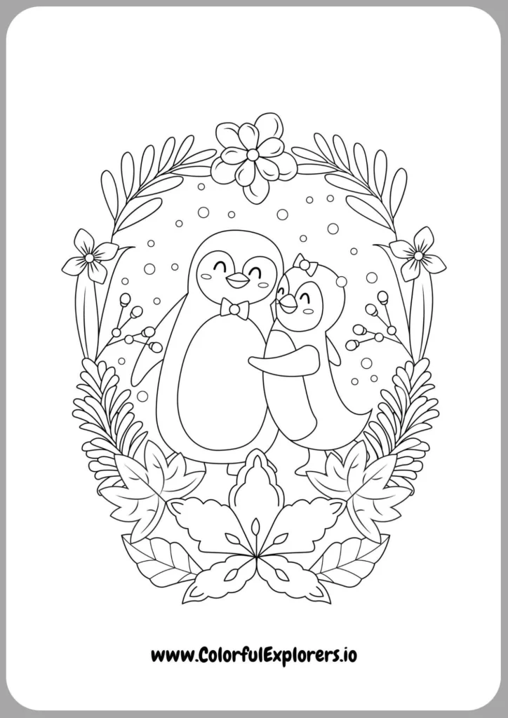 Christmas Penguin with Candy Cane