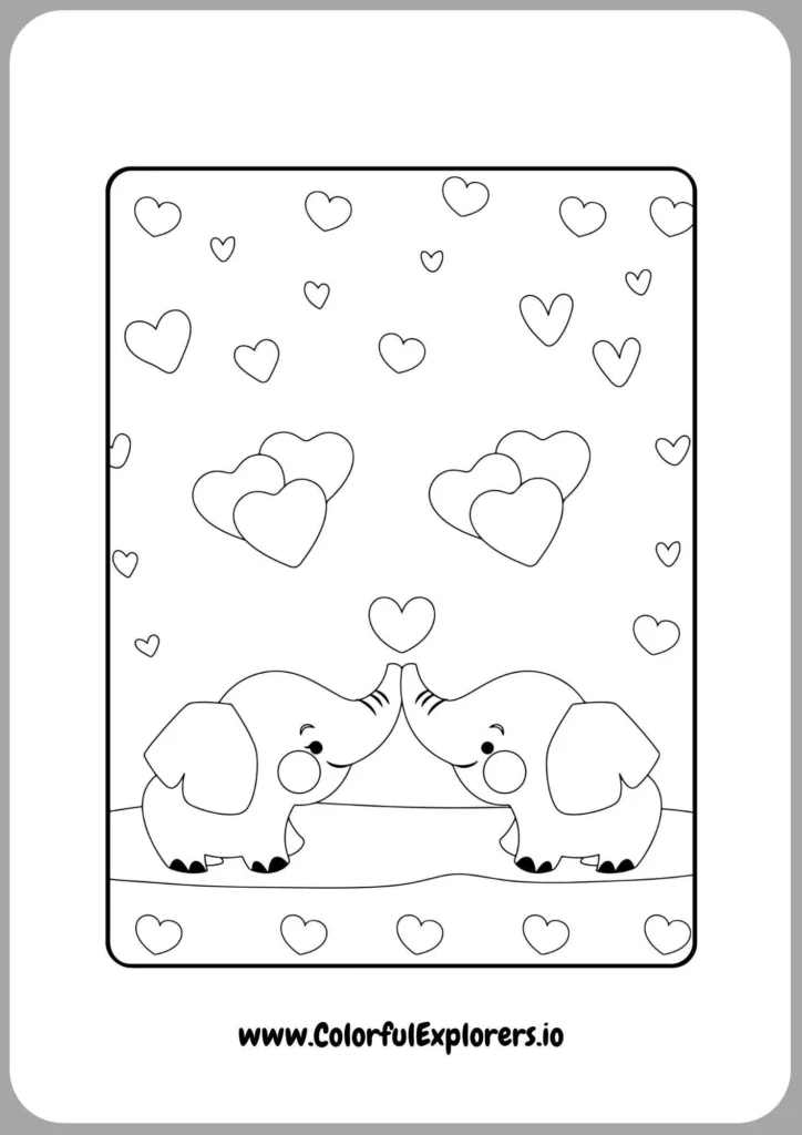 Colorful Paws for Valentine Fun
