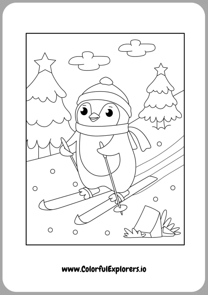 Penguin with Gingerbread Cookies