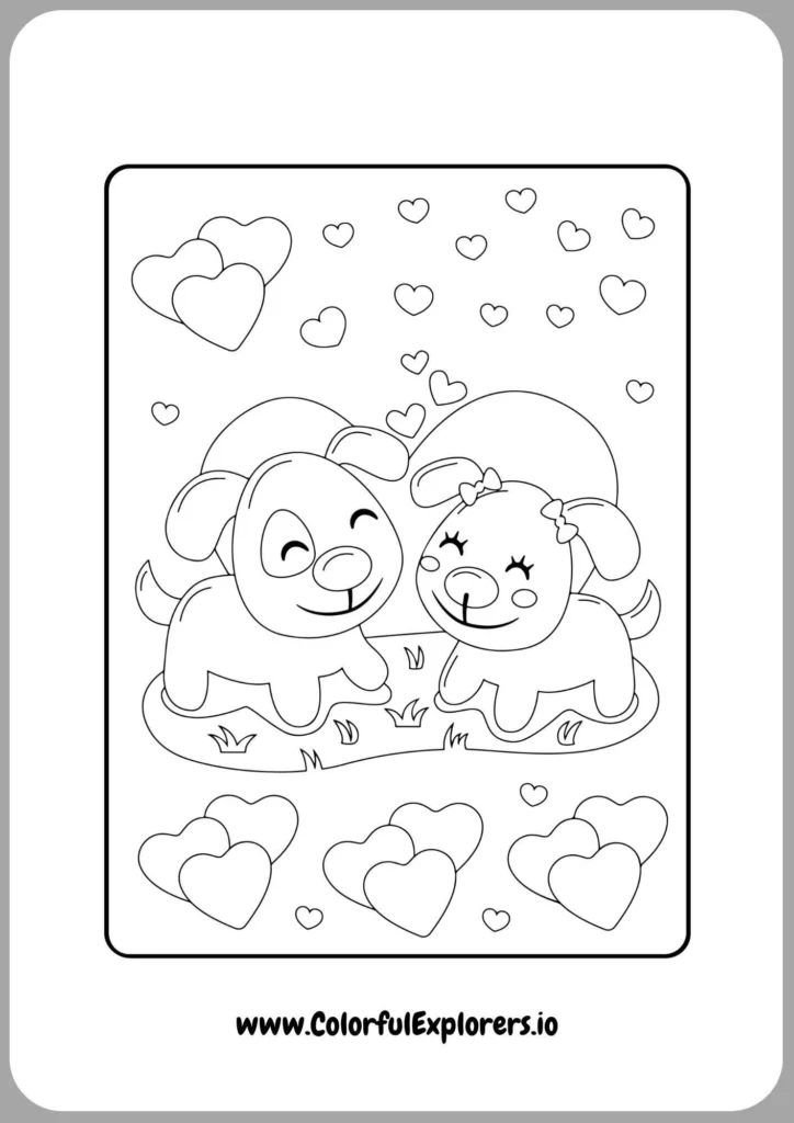 Pets on Valentine’s Day Heart Adventure