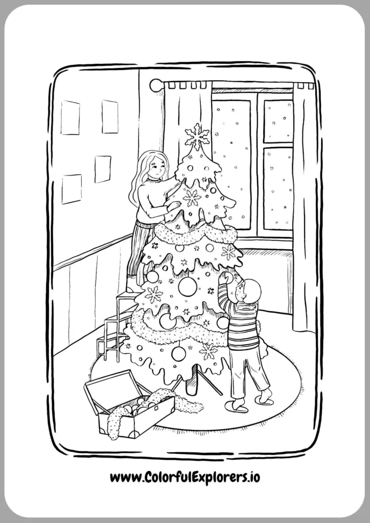 Cozy Christmas Wreath Design