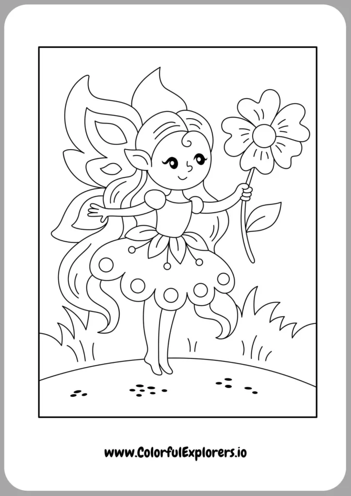 Fairy Princess in Garden