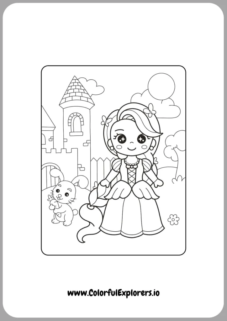 Fairy in Blossom Forest