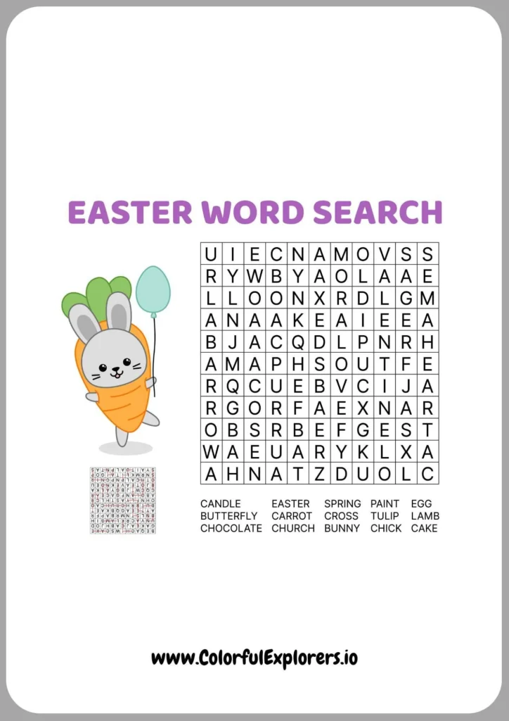 Festive Easter Word Challenge