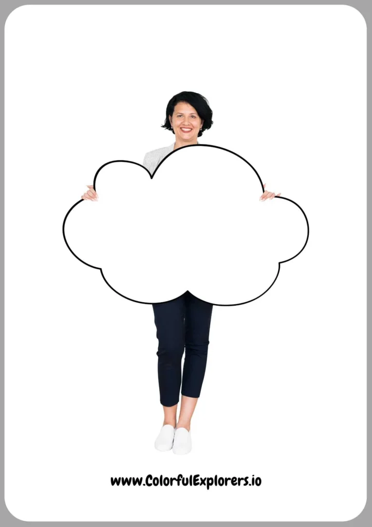Fun Cloud Template for Kids