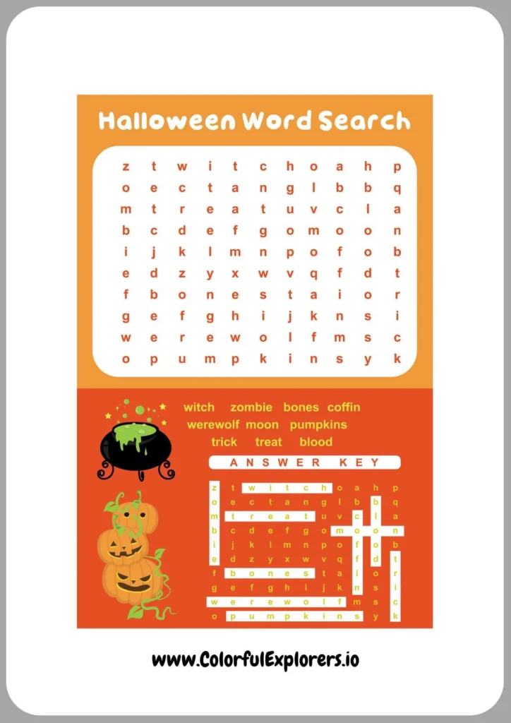 Halloween Fun Puzzle Challenge