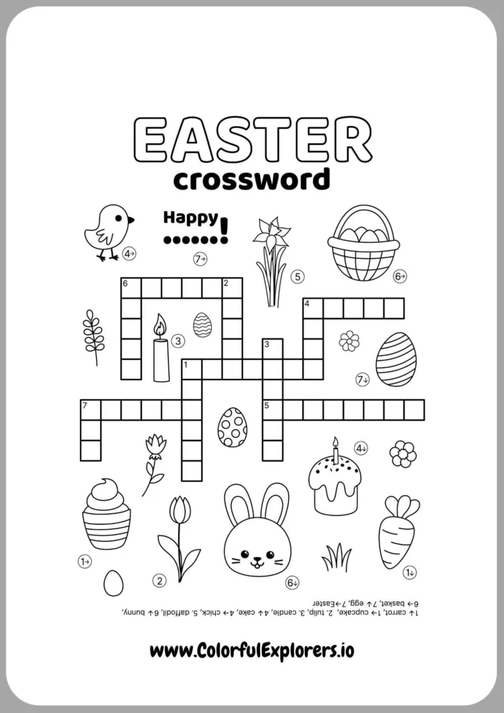 Hop Along Easter Word Search