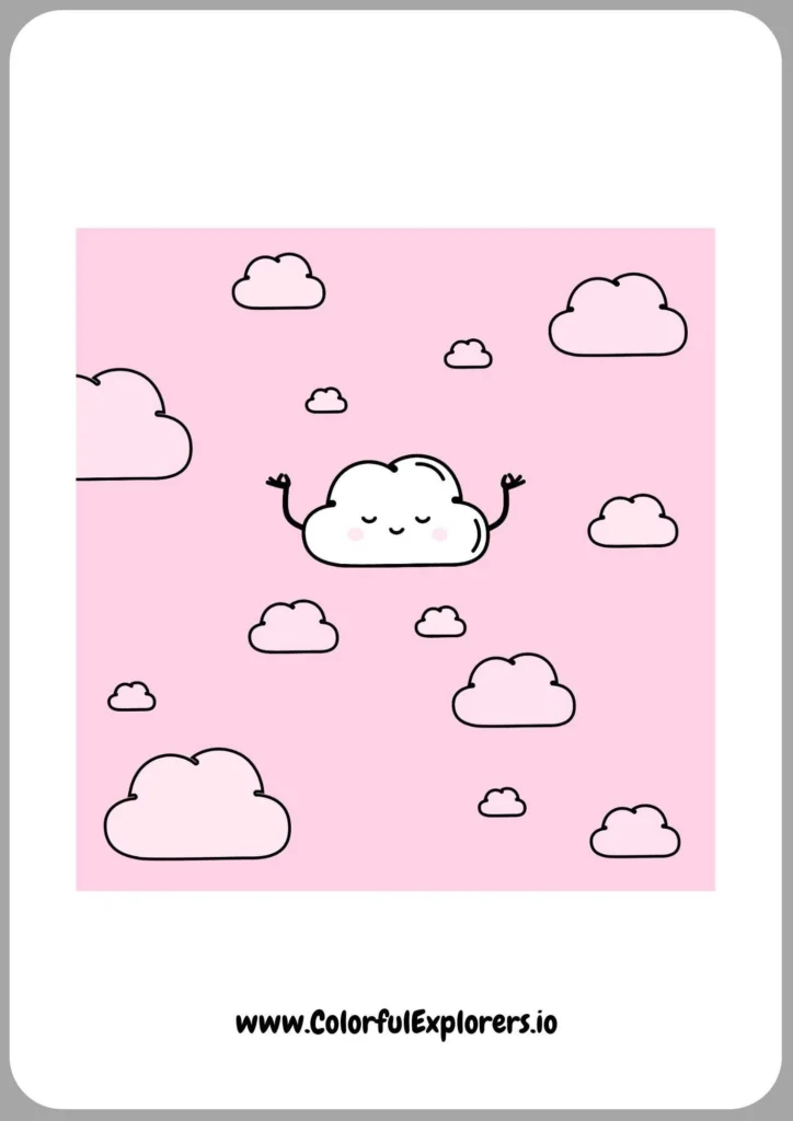 Light Cloud Template for Crafting