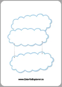 Free Printable Cloud Templates Perfect for Crafting Fun