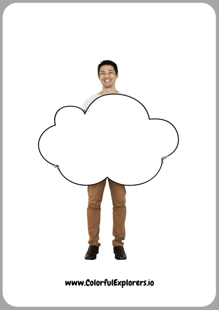 Soft Cloud Cutout Shapes