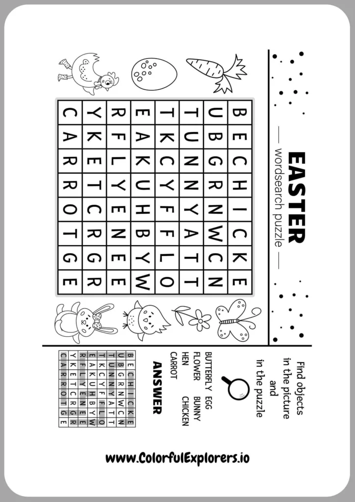 Spring Into Easter Word Fun